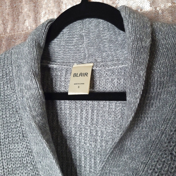 Blair EUC S grandpa cardigan - heather gray 🩶 - Picture 4 of 9